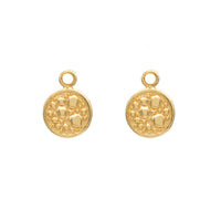 float Water Bubbles Ohrring Anhänger Gold