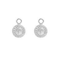 float earring pendant silver 