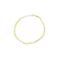 Float Bracelet de Cheville Corail Doré – Jaune