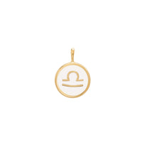 Float Zodiac Collier Pendentif Or - Balance